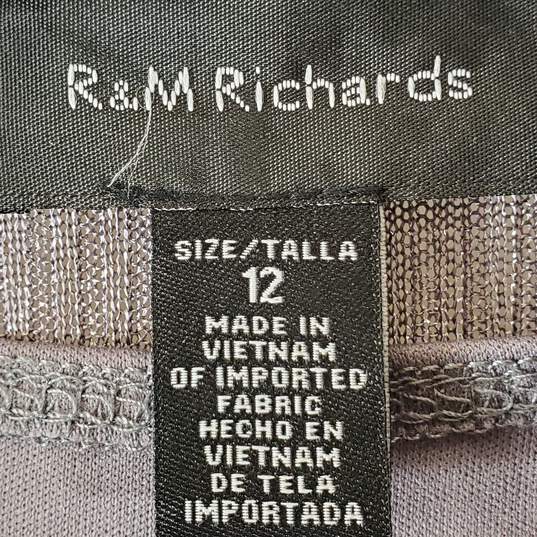 R&M Richards Women Metallic 3PC Pant Set Sz 12 NWT image number 2