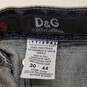Womens Blue Denim Medium Wash Pockets Stretch Bootcut Leg Jeans Size 30X44 image number 4