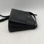 Kate Spade Womens Black Leather Zip Buckle Adjustable Strap Crossbody Bag Purse image number 2