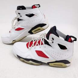 Jordan Flightclub 91 White Black Gym Red Men's Shoes Size 9