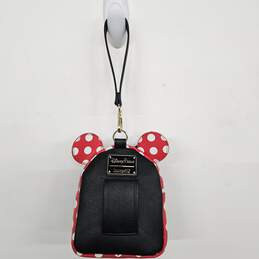 Minnie Mouse Sequin and Polka Dot Loungefly Wristlet♥️DISNEY alternative image