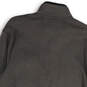 Mens Gray Mock Neck Front Pocket Long Sleeve Pullover Sweatshirt Sz L 42-44 image number 4