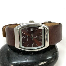 Designer Fossil F2 ES-9579 Silver-Tone Stainless Steel Analog Wristwatch