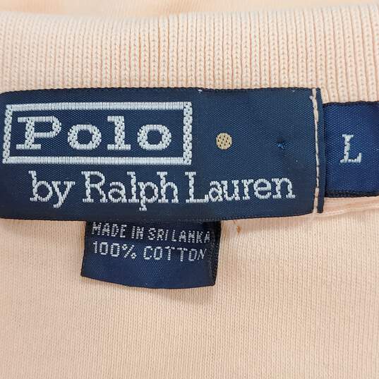 Polo Ralph Lauren Men Peach Polo L image number 3