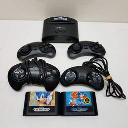 Sega Genesis AT Games Classic Mini Video Game Console W/Controllers and Games Untested