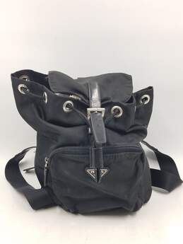 Authentic Prada Black Mini Nylon Backpack