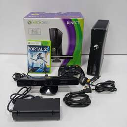 Microsoft XBOX 360 S Console Game Bundle With Kinect In Box
