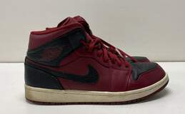 Air Jordan 1 Mid Reverse Banned Multicolor Sneaker Shoe Men 10