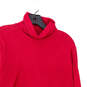 Women's Long Sleeve Turtle Neck Pullover Sweater X-Large image number 3