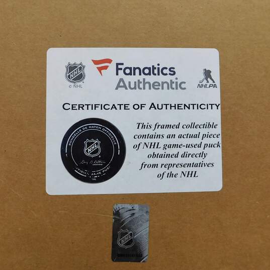 Chicago Blackhawks Limited Edition 20 of 208 Piece Of Game Used Puck Framed 2016 NHL Awards Patrick Kane image number 3