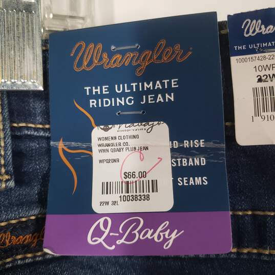 NWT Womens The Ultimate Riding Mid-Rise Bootcut Leg Jeans Size 22X32 image number 3