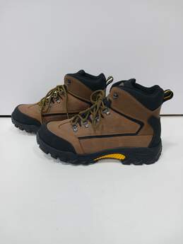 Wolverine Men's Black/Brown Leather Hiking Boots Size 10.5M alternative image