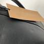 NWT Womens Black Leather Detachable Strap Inner Pockets Bucket & Drawstring Bag image number 6