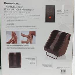 Brookstone Therasqueeze Foot And Calf Massager w/Box alternative image