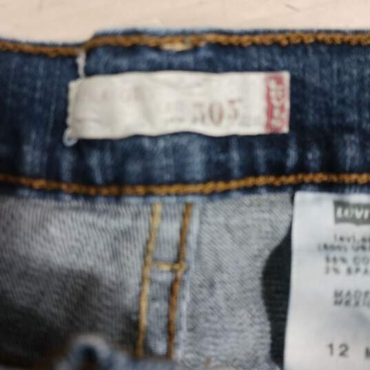 Women's Blue Levi's Jeans Size 12M image number 4