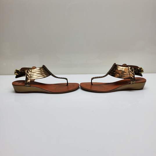 Women's Coach 'India' Q1888 Ankle Strap Bronze Sandal 7.5 B image number 3
