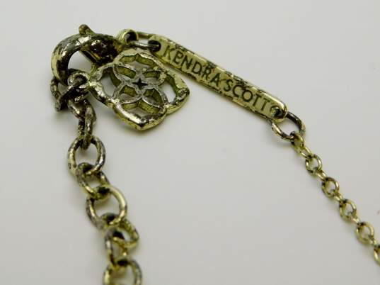 Kendra Scott Dollie Gold Tone Pendant Necklace image number 3
