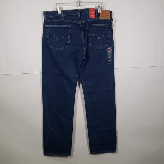 NWT Mens 505 Regular Fit Denim 5 Pocket Design Straight Leg Jeans Size 38X34 image number 2