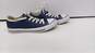 Converse Blue Low Top Sneakers Women's Size 7 image number 2