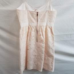 Ted Baker London Strappy Jacquard Lace Dress Nude Pink Size 4 alternative image
