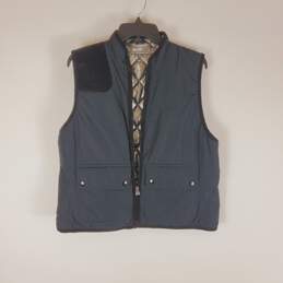 Ralph Lauren Men Black Silver Puffer Vest XL