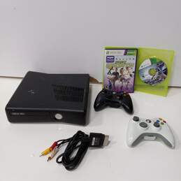 Xbox 360 S Console with Two Sports Games & Pair of Controllers