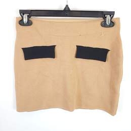 Urban Outfitters Women Camel Knitted Mini Skirt XS NWT