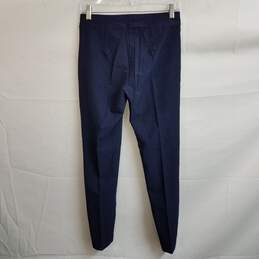 Eileen Fisher navy blue knit straight leg pants XS alternative image