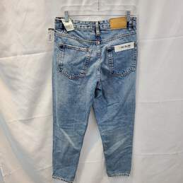 Zara 1985 Slim Crop Blue Jeans Women's Size 30 NWT alternative image