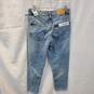 Zara 1985 Slim Crop Blue Jeans Women's Size 30 NWT image number 2