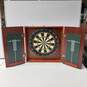 Steel Tip Double Sided Dart Board in Wooden Case image number 2