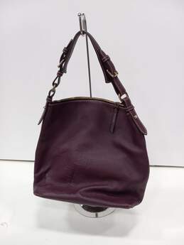Dooney & Bourke Purple Leather Handbag alternative image