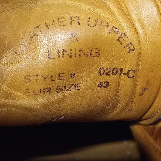 Havana Joe Men's Brown Leather Ankle Boots Size 43 image number 6