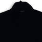 Womens Black Sleeveless Mock Neck Full-Zip Fleece Vest Size Medium image number 4