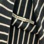Alice + Olivia Womens Black White Striped Knitted Wrap Shawl Scarf Size XS image number 3