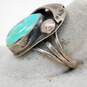 Southwestern Artisan 925 Sterling Silver Turquoise Ring 7.9g image number 3