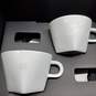 Nespresso Pure Big Game Cups Saucers White Porcelain Coffee Espresso image number 5