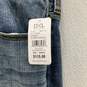 NWT Mens 181 Blue Denim Relaxed Fit Two Way Stretch Straight Jeans Size 44 image number 3