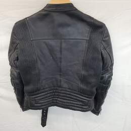 VTG. Wm ABS Distressed Leather Jacket Sz 38 alternative image