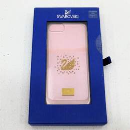 Swarovski Phone case I phone 7  Gold swan