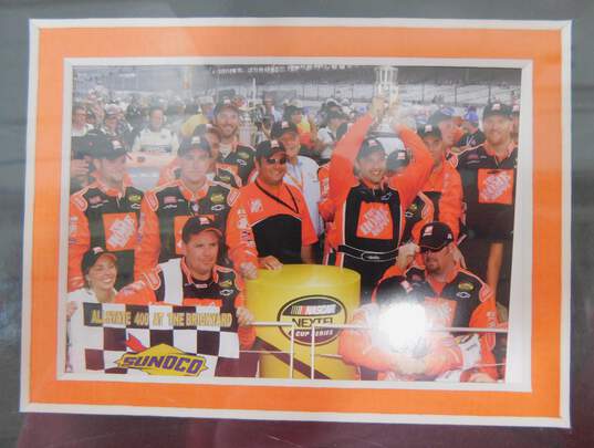 Tony Stewart LTD ED Autographed Display & Race Used Tire w/ COA NASCAR image number 8
