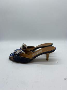 Salvatore Ferragamo Blue Pump Heel Women 6.5 alternative image