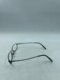 Calvin Klein Black Slim Rectangle Eyeglasses image number 4