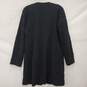 Eileen Fisher Long Black Wool Cardigan Size XS image number 3