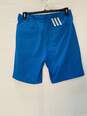 Men's Royal Blue Adidas Shorts Size: 34 image number 1