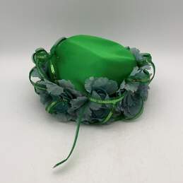 Mr Hi's Classic Womens Green Floral Sequin Fascinator Hat Size 58 alternative image