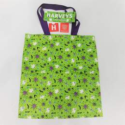 Harveys Green Monster Mash Shopper Tote w/ Bonus Bumper Sticker