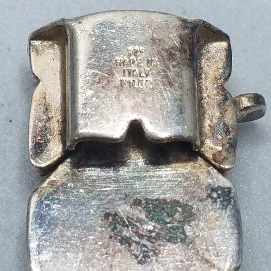 Milor Sterling Silver Chevron Arrow Panel 8" Bracelet 21.3g image number 5