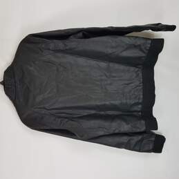 Climate Concepts Men Black Faux Leather Jacket XL alternative image