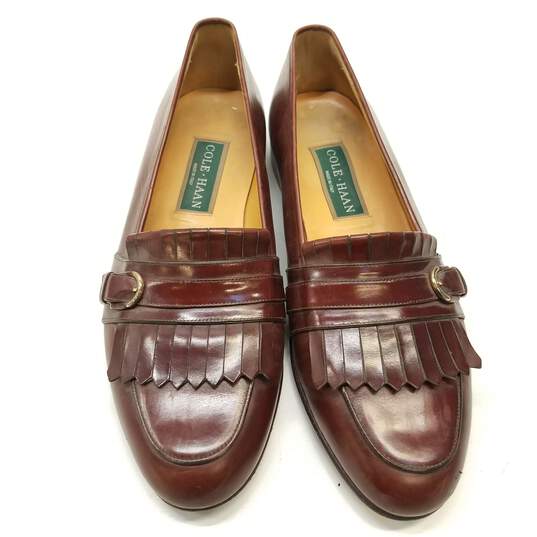 Cole Haan Brown Leather Slip On US 10 image number 5